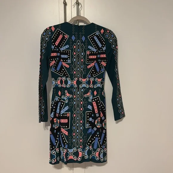 Peter Pilotto geometric long sleeve dress Size 6 - Picture 3 of 6